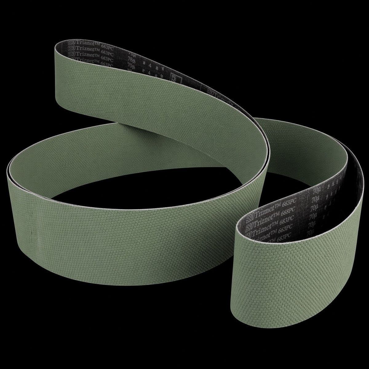 2 x 72 - 3M Trizact Diamond Belts 663FC