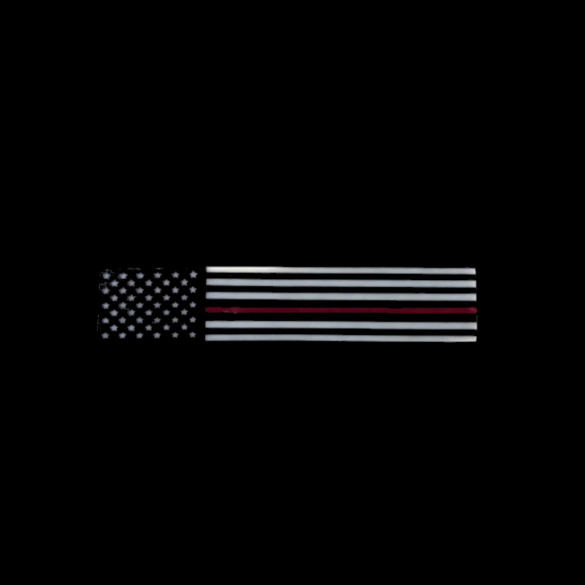 "Thin Red Line Of Courage" Flag Viperium Block (Small "pen-blank") #911