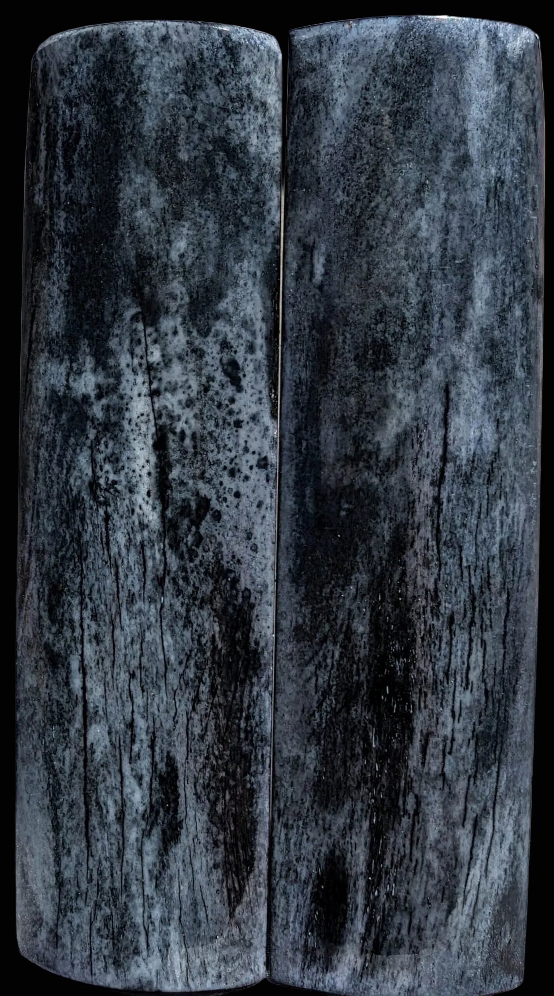 Smooth Bone Dyed Black "Radius" Scales