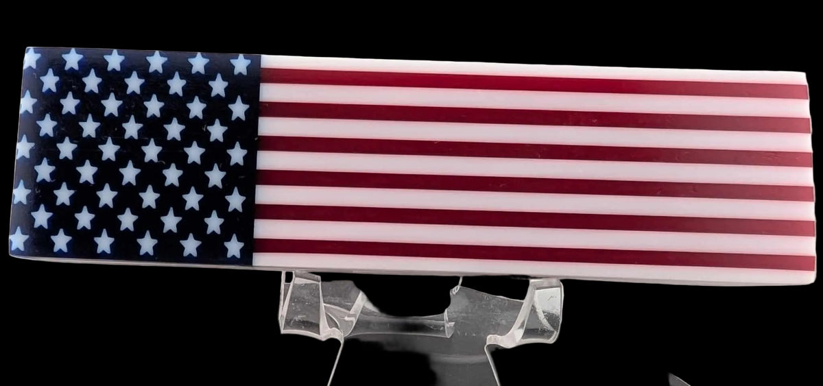"Full" American Flag Block Medium #1776-2 (Viperium)