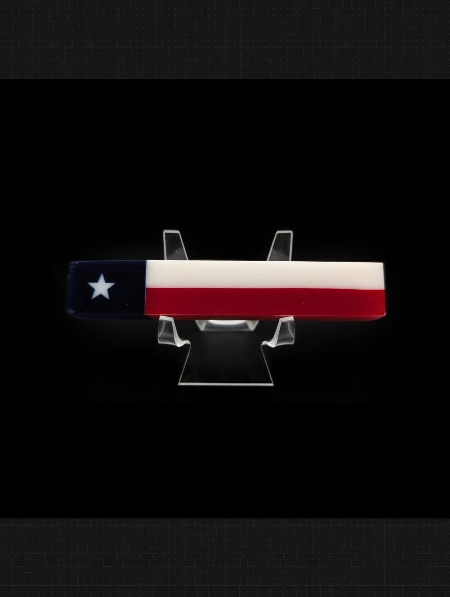 "The Lone Star" Flag Viperium Block (Small "pen-blank") #TX