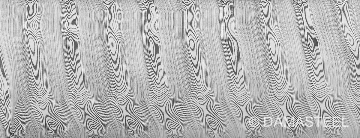 SUPER DENSE TWIST  Damasteel ** Sold by the Inch **