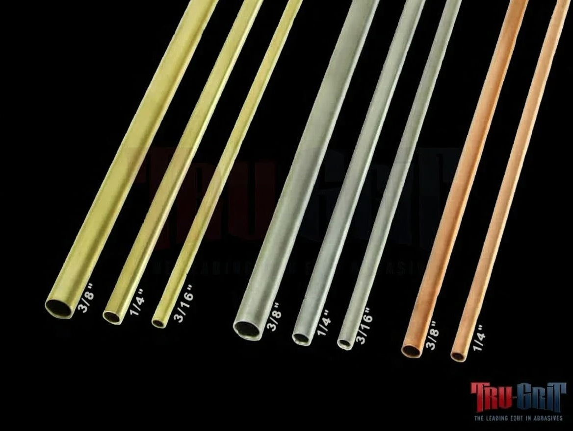 1/4" x 12" Copper Tubing .014 Wall Thickness