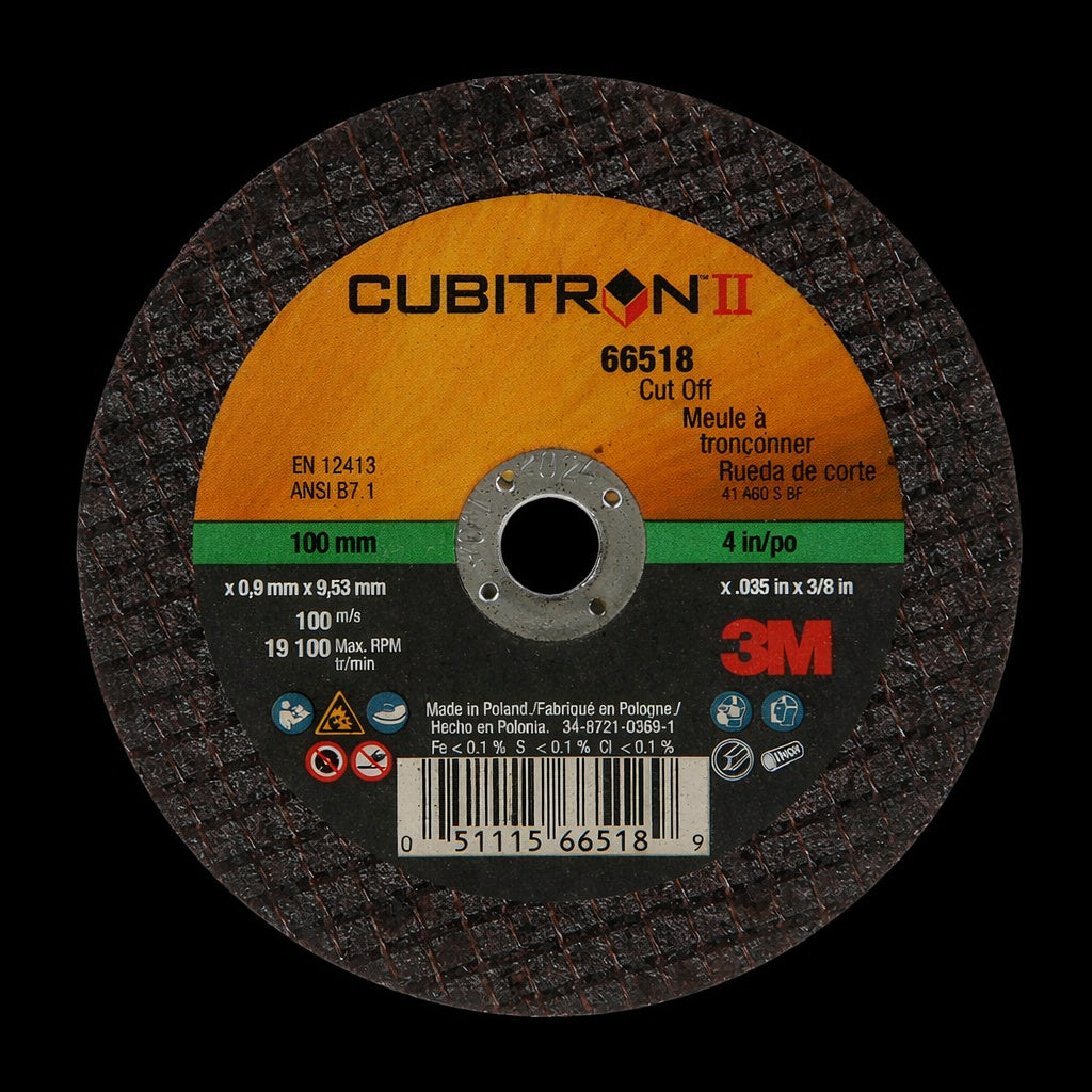 03" x .035" x 1/4"- Cubitron II Cut Off Wheel 25/Box