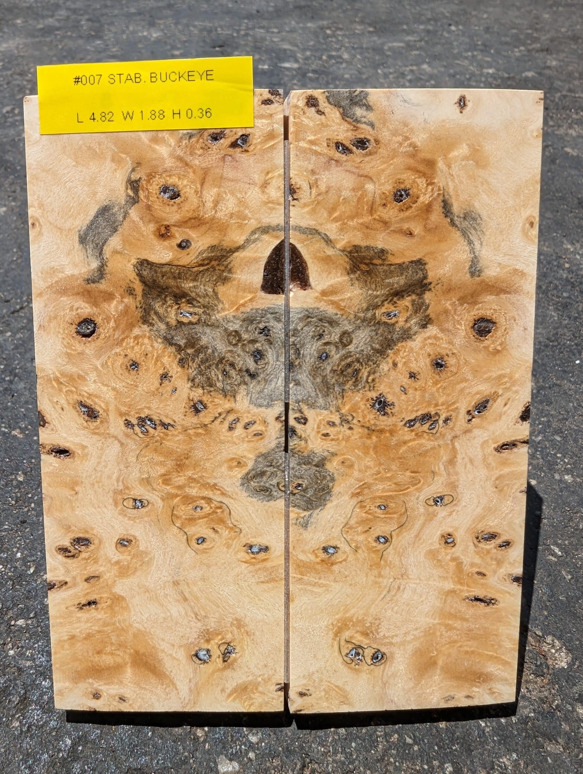 Buckeye Burl Scales 58 Tru Grit, Inc. The Leading Edge in