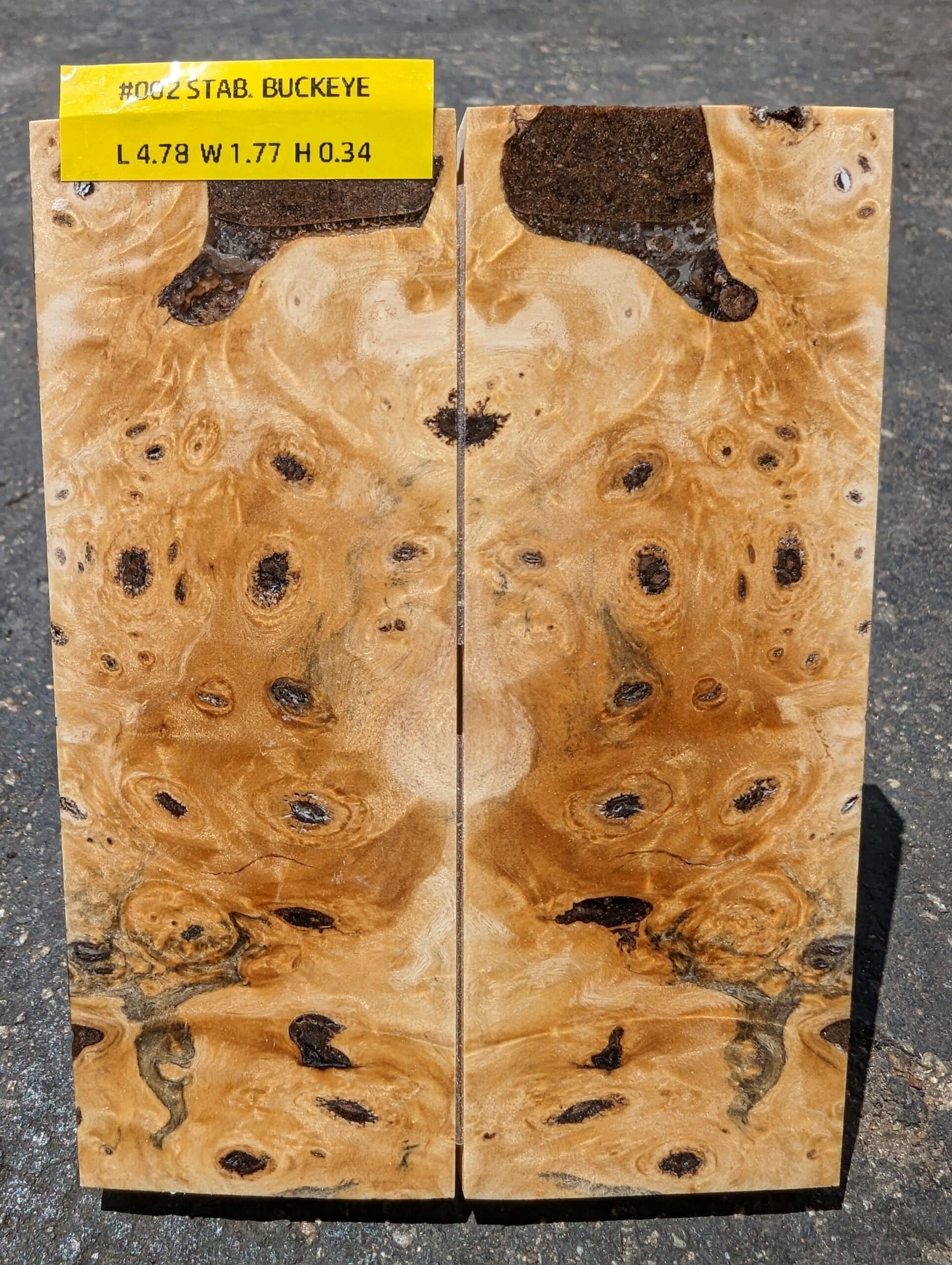 Buckeye Burl Scales 55 Tru Grit, Inc. The Leading Edge in