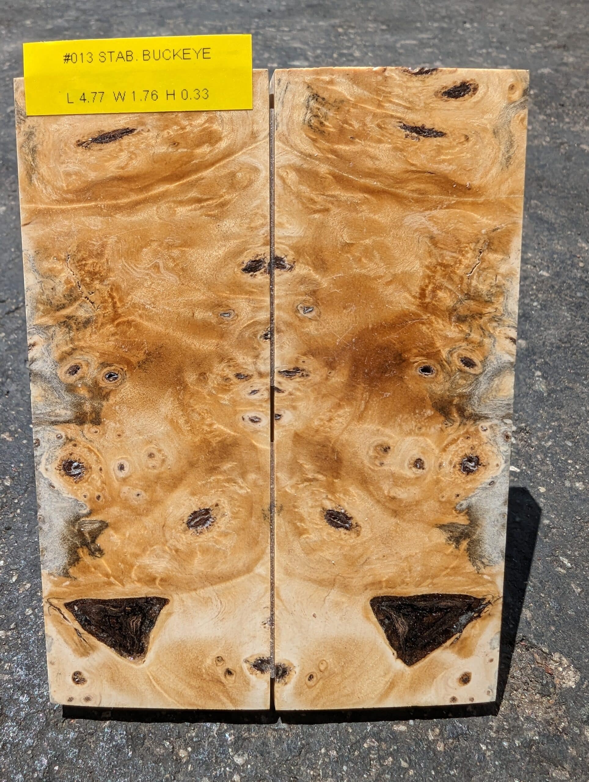 Buckeye Burl Scales 54 Tru Grit, Inc. The Leading Edge in
