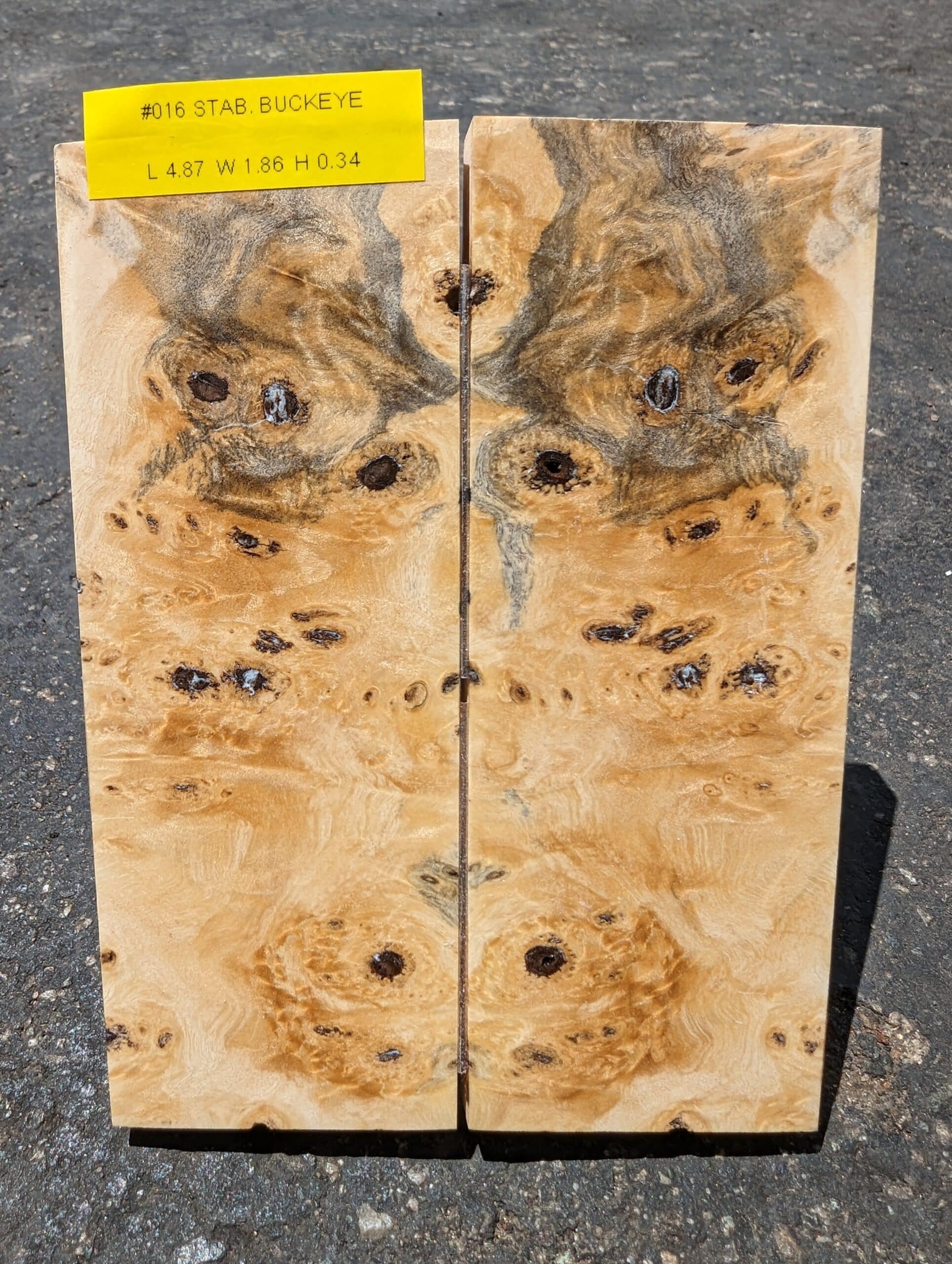 Buckeye Burl Scales 52 Tru Grit, Inc. The Leading Edge in