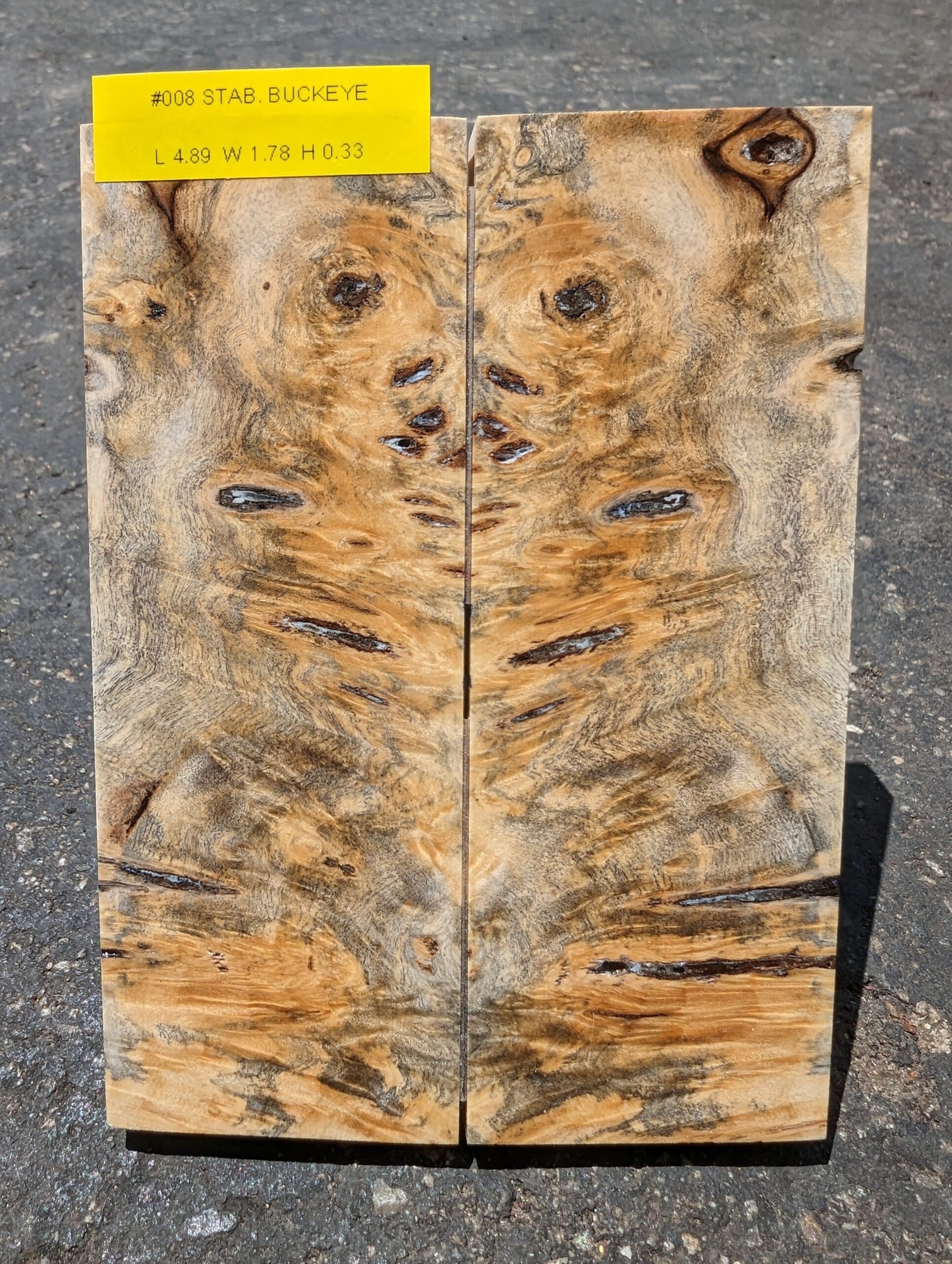 Buckeye Burl Scales 51 Tru Grit, Inc. The Leading Edge in